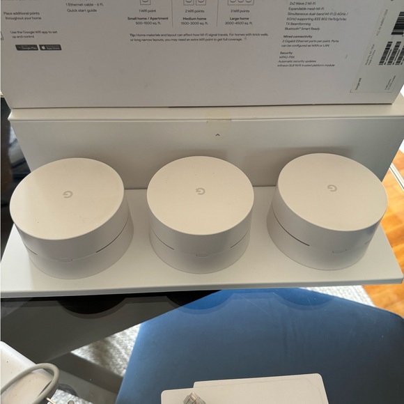 Google Nest WiFi System 3-Pack Model NLS-1304 (White) - Picture 4 of 12